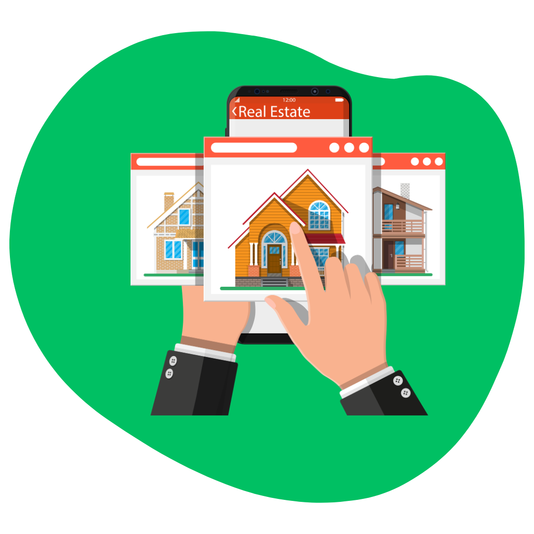 Rent a Home Illustration